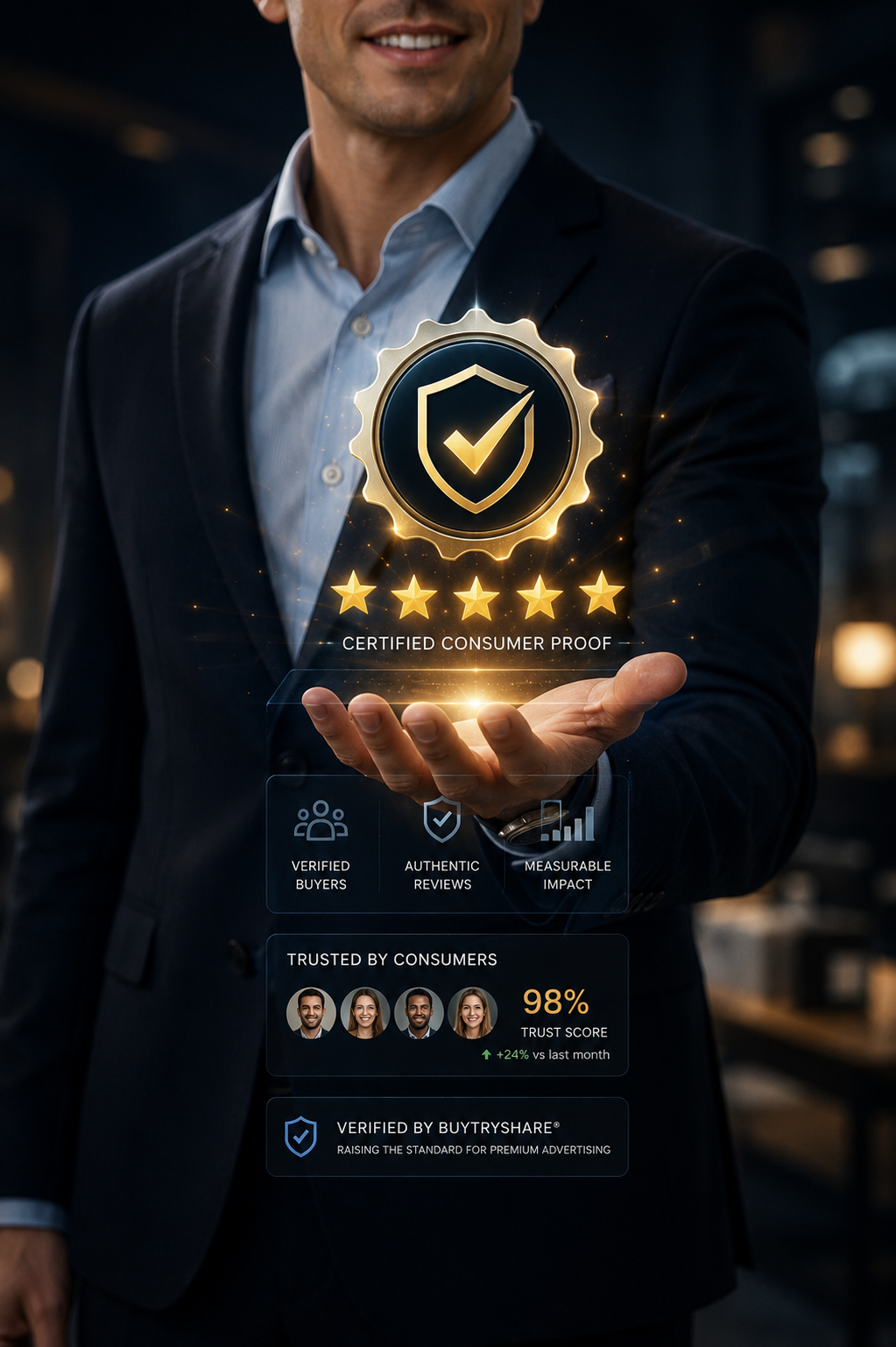 Consumer proof quality visual